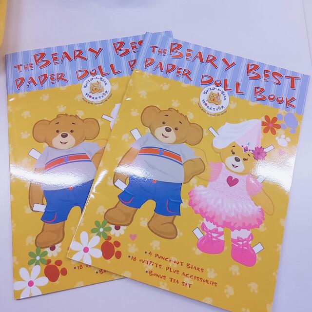 The Beary Best Paper Doll Book Babies Kids On Carousell