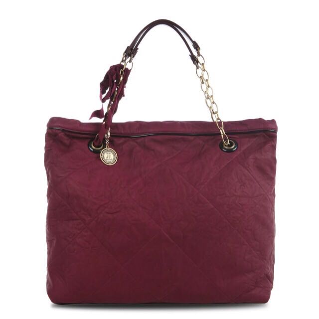 Authentic Lanvin Amalia Quilted Lambskin Tote Bag Luxury on Carousell