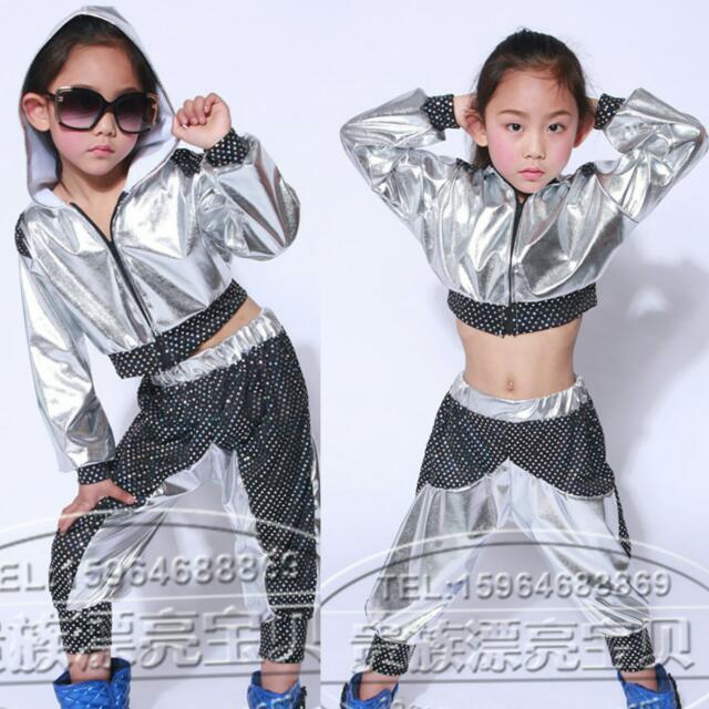 Boy Girl Unisex Kids Hip Hop Dance Costume Babies Kids On Carousell