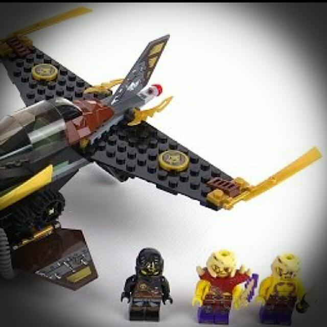 Lego Compatible Ninja Black Plane