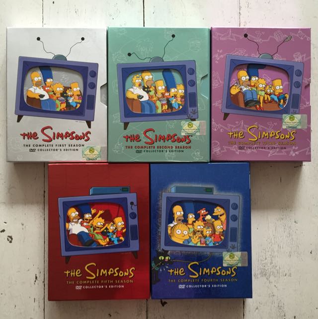 The Simpsons Season 1 10 Dvd Box Sets Everything Else On Carousell