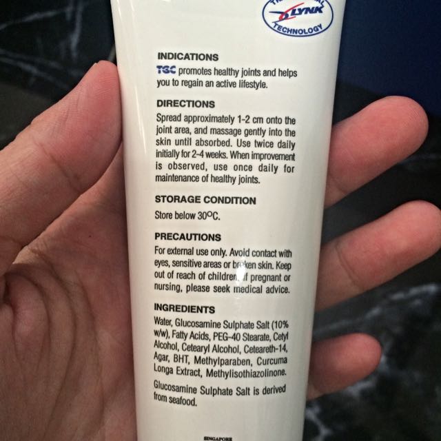 Transdermal Glucosamine Cream (TGC) High Strength, Health & Nutrition