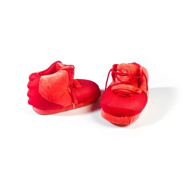 Yeezy Red October Bedroom Slippers Men s Fashion Footwear Flipflops and Slides on Carousell
