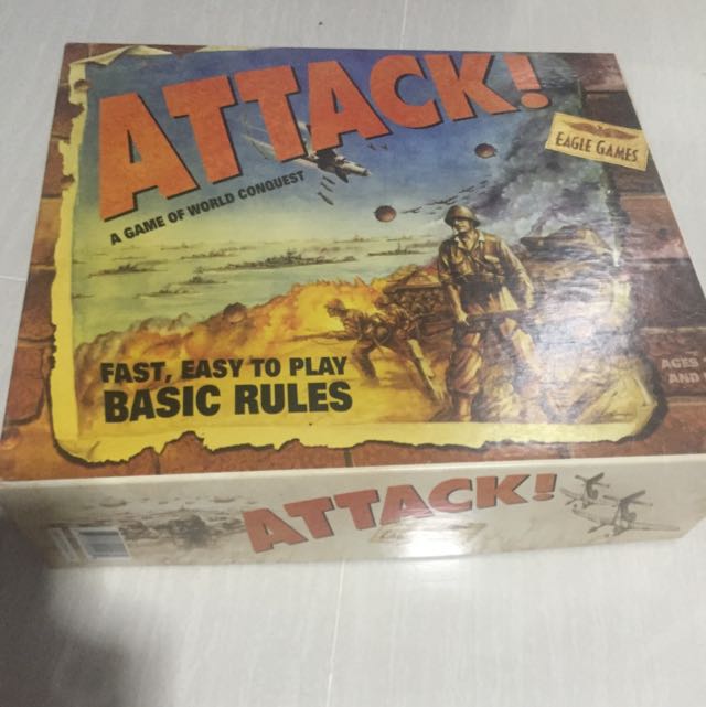 Attack Board Game by Eagle Games (A Game Of World Conquest), Hobbies