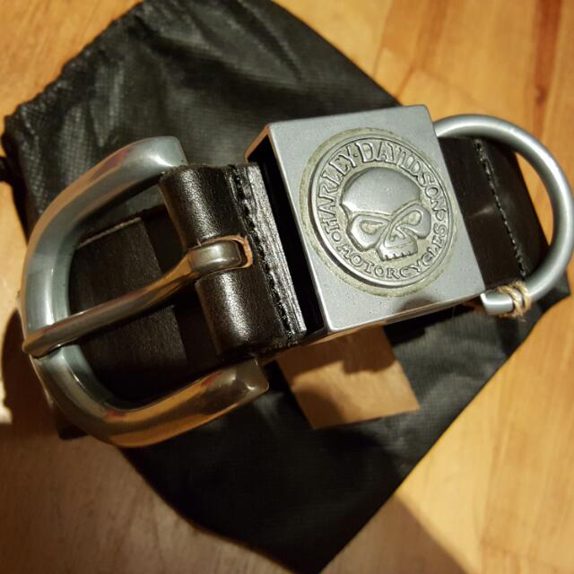 harley davidson mens leather belts