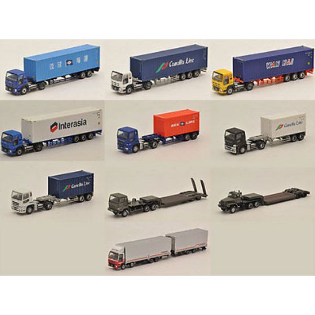 TomyTEC Modellino Di Camion Con Serbatoio Trailer, Set B, Due Pezzi Mitsubishi Fuso Super Great, Scala Per Collezionismo - 3
