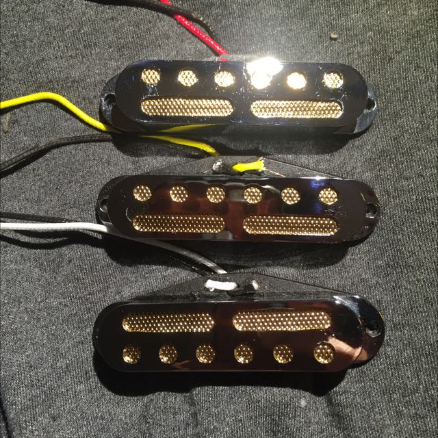 Gold foil 2025 strat pickups