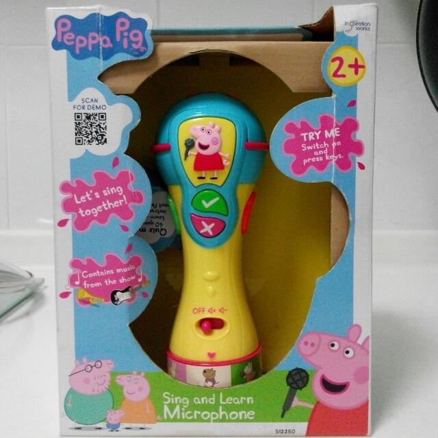 Peppa Pig Sing And Learn Microphone