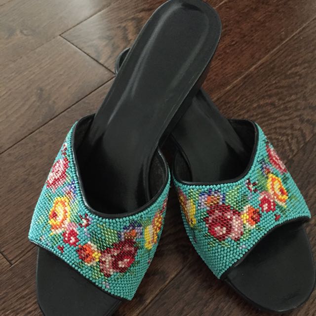 Peranakan Beaded Shoes, Women's Fashion, Dresses & Sets, Traditional
