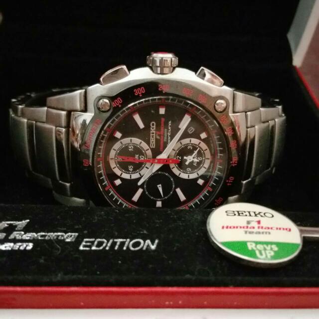 Rare F1 Honda Racing Team Seiko Sportura Electronics On Carousell