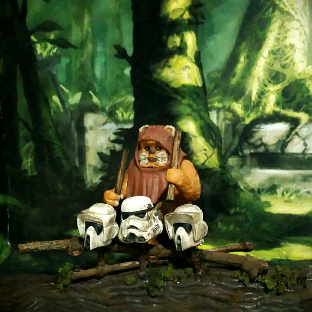 Reserved - Star Wars Ewok With Custom Helmet Drum Set, Hobbies & Toys ...