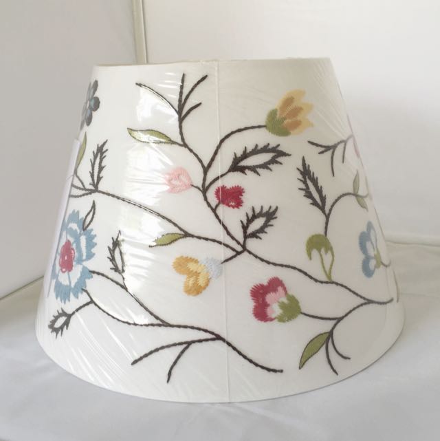 Embroidered lamp store shade ikea