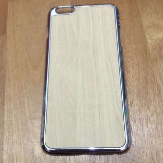 ［ 降價 ］全新 I Phone 6s Plus 5.5 仿木紋皮套 硬殼