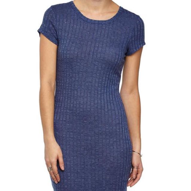 cotton on blue dress