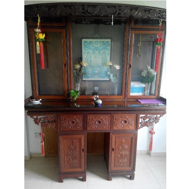 Fine Old Carved Buddhist Altar Table Furniture On Carousell