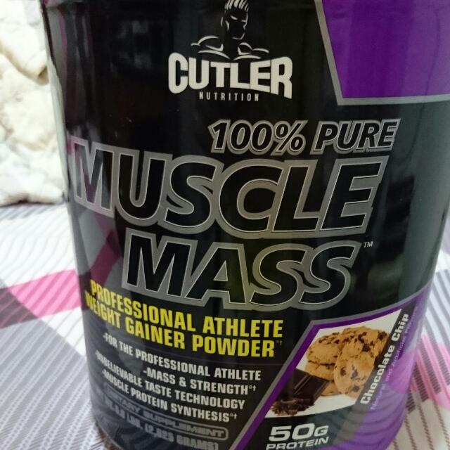 Cutler Nutrition Muscle Mass Gainer 5.8lbs, Health & Nutrition, Health  Supplements, Sports & Fitness Nutrition on Carousell
