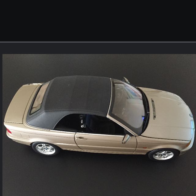 Kyosho 1:18 BMW 328i Convertible E46 (Beige Dealer Edition), Hobbies &  Toys, Toys & Games on Carousell