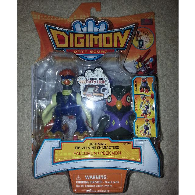 Bandai Digimon Data Squad Falcomon Peckmon Action Figures New