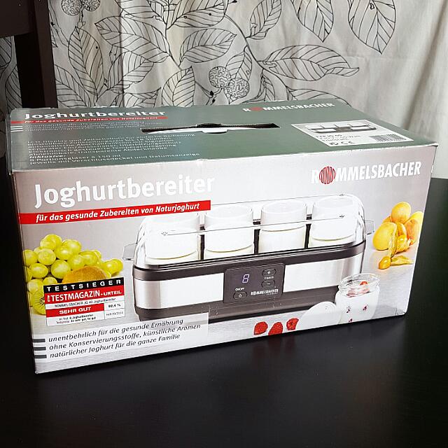 BNIB Rommelsbacher JG 40 Yogurt Maker, TV & Home Appliances, Kitchen Appliances, Other Kitchen