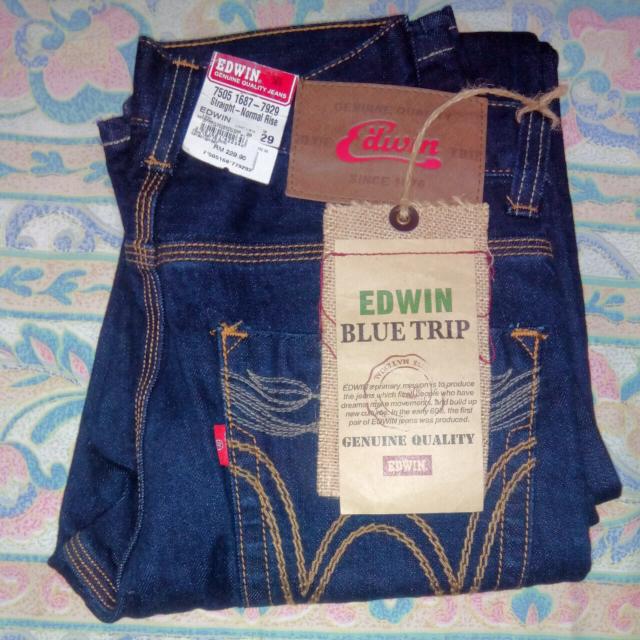 edwin blue trip