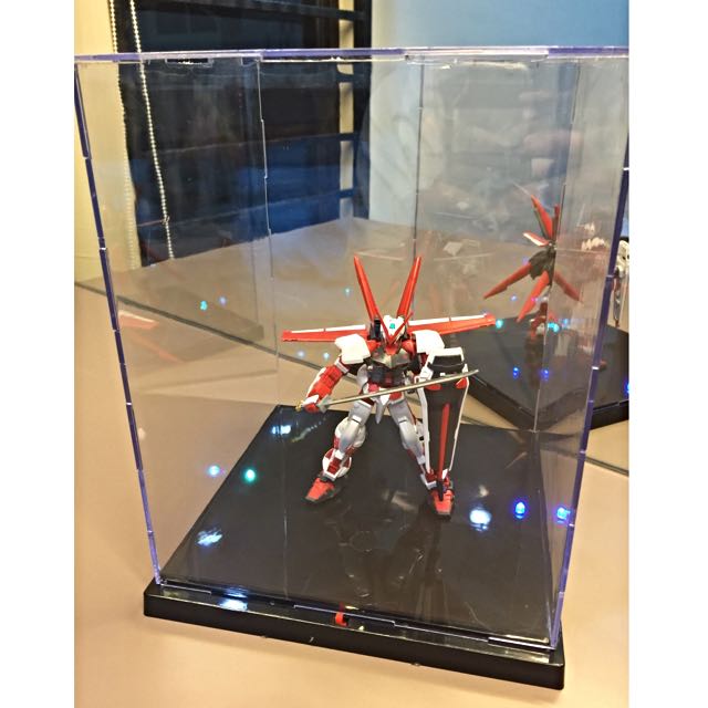 Gundam Display Box With LEDs, Hobbies & Toys, Toys & Games on Carousell
