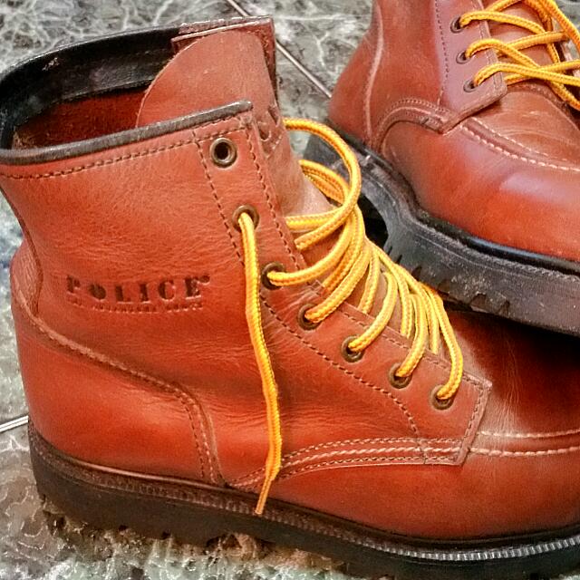 Police Adventure Boots, Men's Fashion 