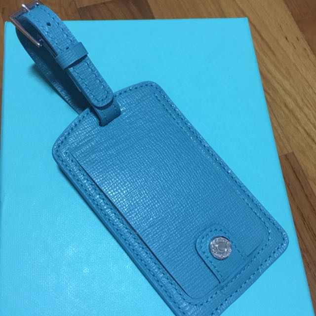 tiffany luggage tag