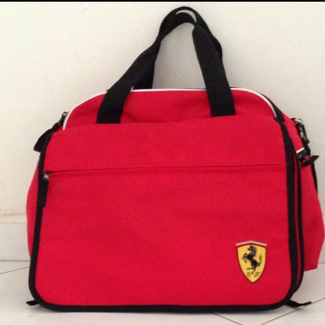 ferrari diaper bag