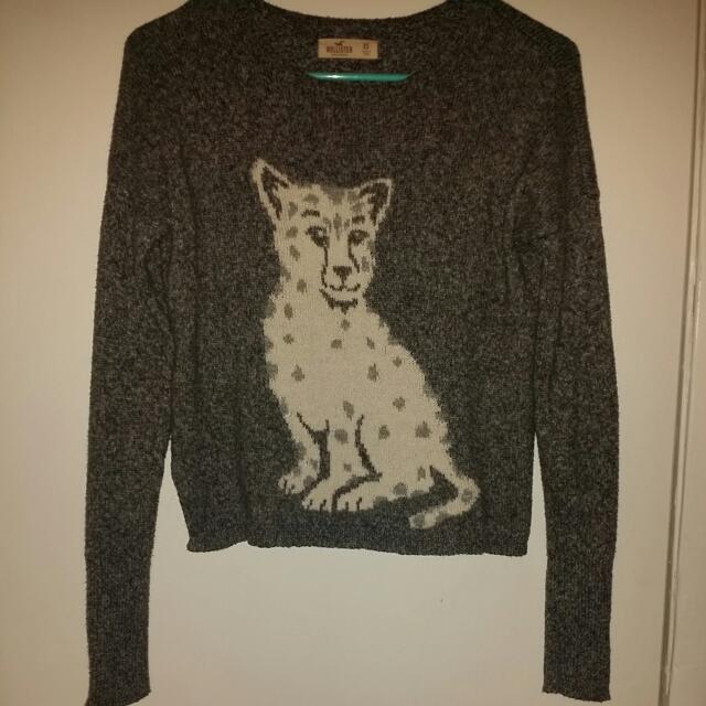 Hollister leopard shop sweater