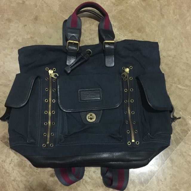 Marc jacobs canvas backpack hot sale