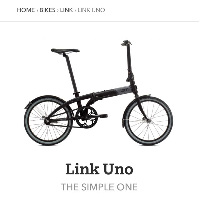 Tern uno folding cheap bike