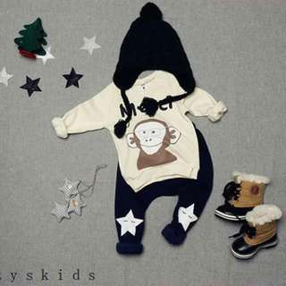 現貨suzys kids加絨褲