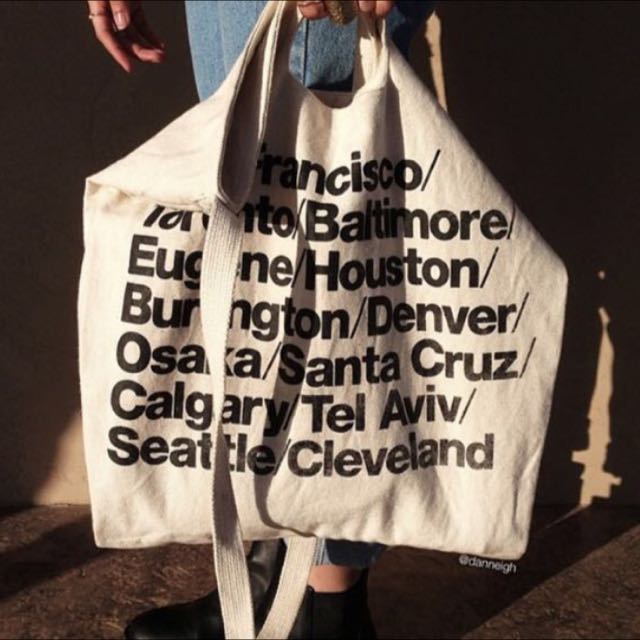 american apparel cities bag