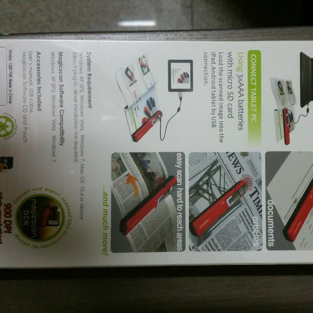 Brand New MagicScan Pro Portable Scanner With 1.4