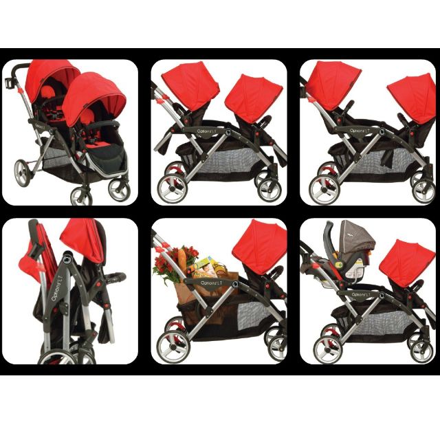 Contours options deals tandem stroller adapter
