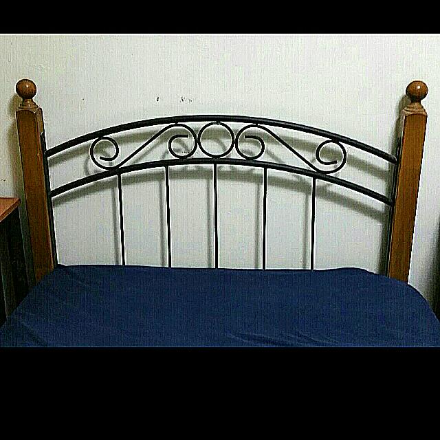 (RESERVED) Giving Away Bed Frame (Single), Furniture & Home Living