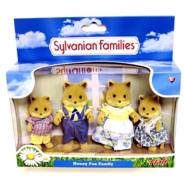 sylvanian families honey fox family