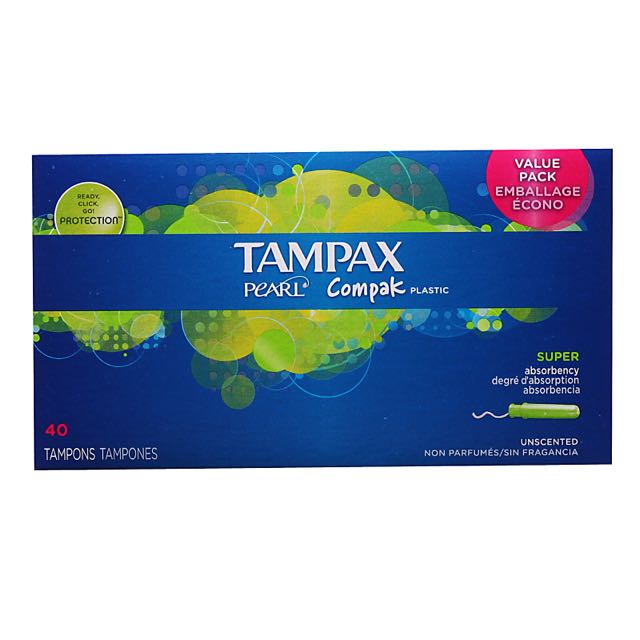 Tampax Pearl Compak Tampons 40pc Pack Women S Fashion On Carousell