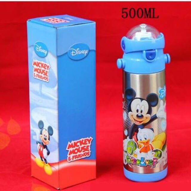 Disney (Mickey & Mini Mouse) 500ml Thermal Flask / Water Bottle, Babies