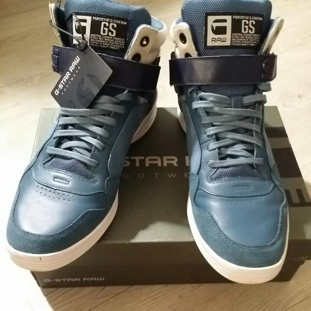 G Star Raw Blue High Cut Sneak