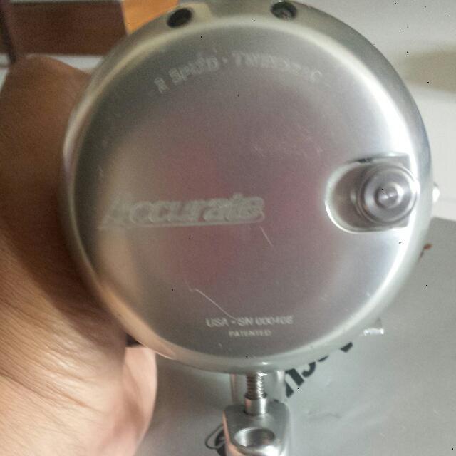Accurate ATD6 TWINDRAG 2 SPEED REEL, Sports Equipment, Fishing on