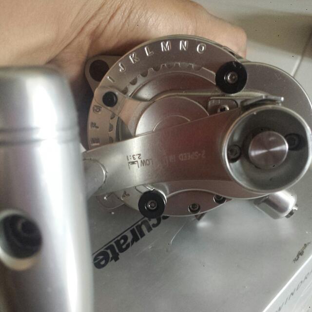 Accurate ATD6 TWINDRAG 2 SPEED REEL, Sports Equipment, Fishing on