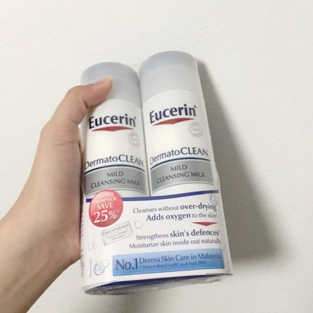 eucerin cleansing milk