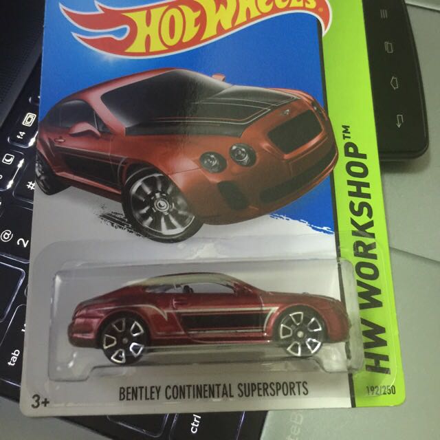 Hot Wheels Bentley Continental, Hobbies & Toys, Toys & Games on Carousell