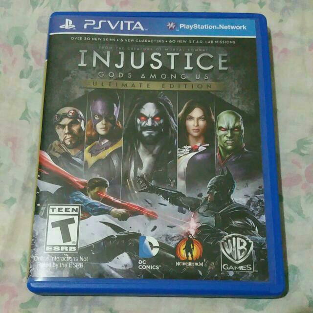 injustice gods among us ps vita