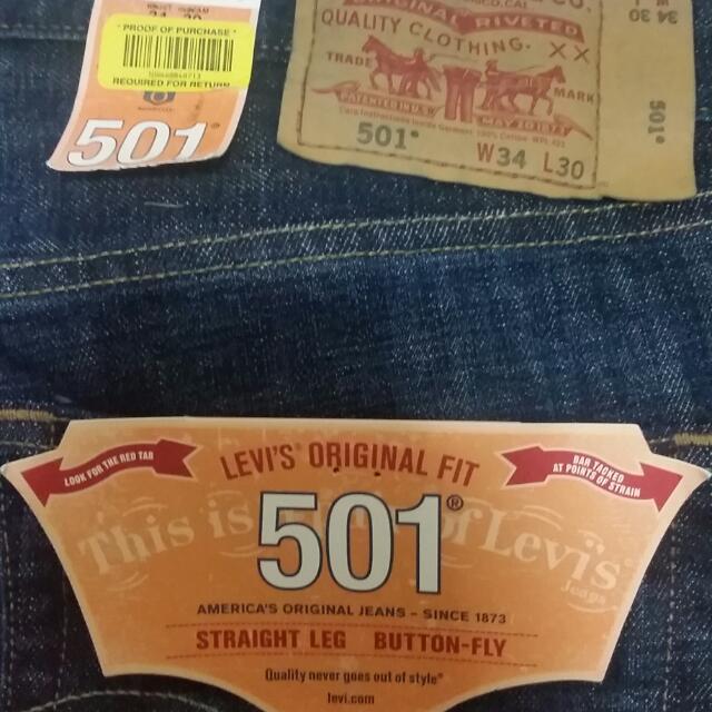 Original LEVIS 501 W34 L30 (MADE IN MEXICO), Men's Fashion, Bottoms, Jeans  on Carousell