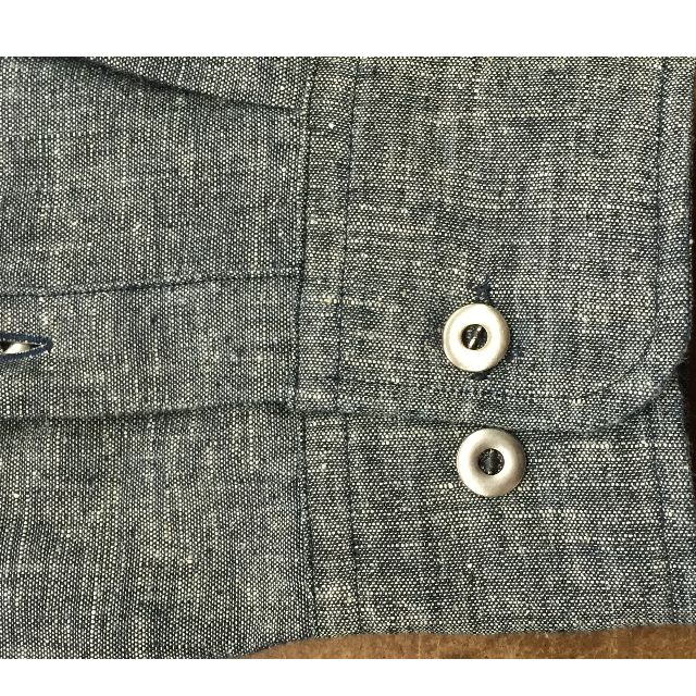 Vintage Chambray Button Shirt with Dog Ear Collar, Luxury, Bags