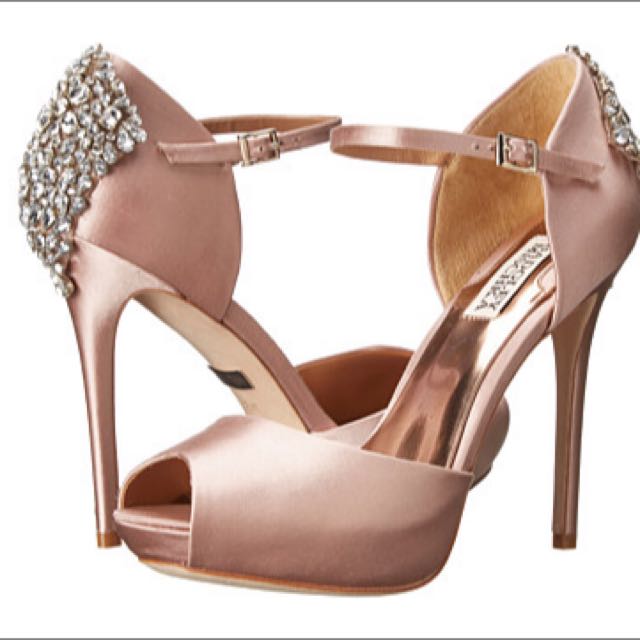 Badgley mischka new arrivals blush heels
