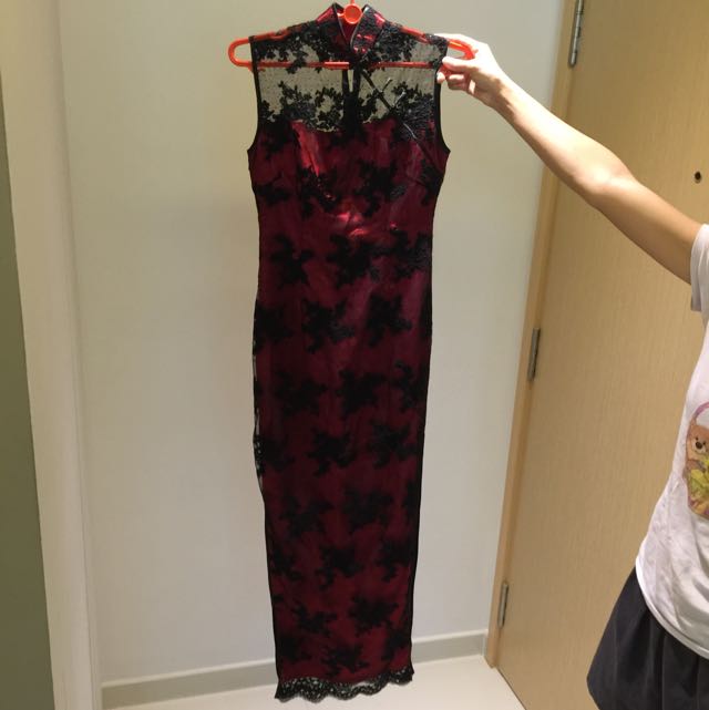 Cheongsam From Madame Butterfly Women S Fashion On Carousell