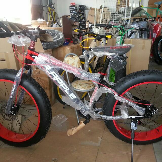 red fat bike